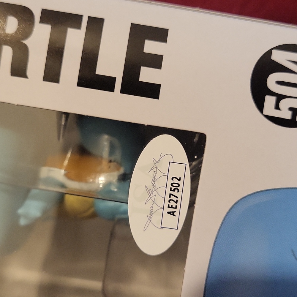 Funko Pop Squirtle Autographed by Eric Stuart voice actor for Squirtle. - Picture 2 of 6